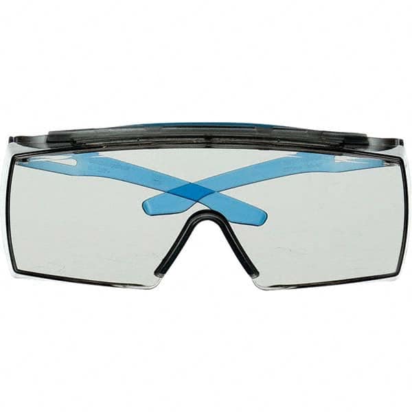 Safety Glass: Anti-Fog, Polycarbonate, Gray Lenses, Frameless, UV Protection Single, Adjustable