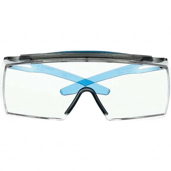 Safety Glass: Anti-Fog, Polycarbonate, Clear Lenses, Frameless, UV Protection Single, Adjustable