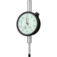 Mahr - Dial Drop Indicators; Maximum Measurement (Inch): 1 ; Maximum Measurement (mm): 25 ; Dial Graduation (mm): 0.0254 ; Dial Graduation (Decimal Inch): 0.001000 ; Dial Reading: 0-100 ; Dial Diameter (mm): 57.15 - Exact Industrial Supply