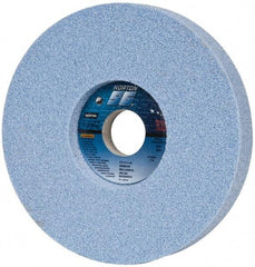 Norton - 7" Diam x 1-1/4" Hole x 1" Thick, I Hardness, 46 Grit Surface Grinding Wheel - Ceramic, Type 5, Coarse Grade, 3,600 Max RPM, Vitrified Bond, One-Side Recess - Exact Industrial Supply