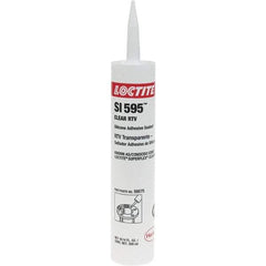 Loctite - 300 mL Cartridge Clear RTV Silicone Joint Sealant - -65 to 450°F Operating Temp, 30 min Tack Free Dry Time, 24 hr Full Cure Time - Exact Industrial Supply