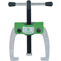 KUKKO - 2 Jaw, 1/4" to 2-3/8" Spread, 1 Ton Capacity, Jaw Puller - 2" Reach, For Bearings, Gears, Discs - Exact Industrial Supply