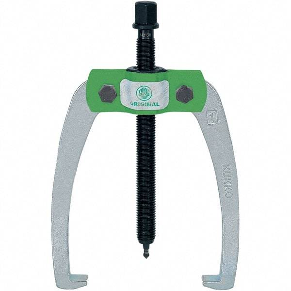 KUKKO - 2 Jaw, 1/2" to 3-7/8" Spread, 3 Ton Capacity, Jaw Puller - 3-7/8" Reach, For Bearings, Gears, Discs - Exact Industrial Supply