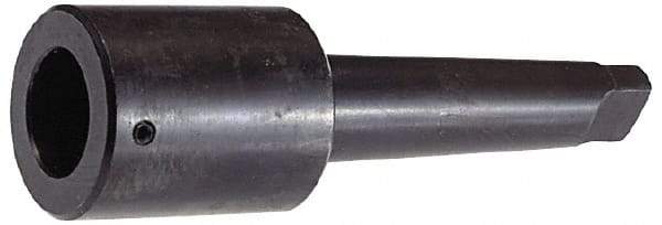 Collis Tool - 2-1/8 Inch Tap, 3 Inch Tap Entry Depth, MT5 Taper Shank, Standard Tapping Driver - 3-3/4 Inch Projection, 2-3/4 Inch Nose Diameter, 1.769 Inch Tap Shank Diameter, 1.327 Inch Tap Shank Square - Exact Industrial Supply
