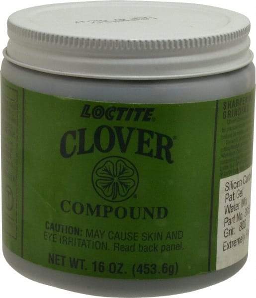 Loctite - 1 Lb Water Soluble Compound - Compound Grade Super Fine, 800 Grit, Black & Gray, Use on General Purpose - Exact Industrial Supply