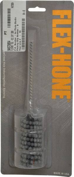 Brush Research Mfg. - 1-3/8" Bore Diam, 320 Grit, Silicon Carbide Flexible Hone - Extra Fine, 8" OAL - Exact Industrial Supply