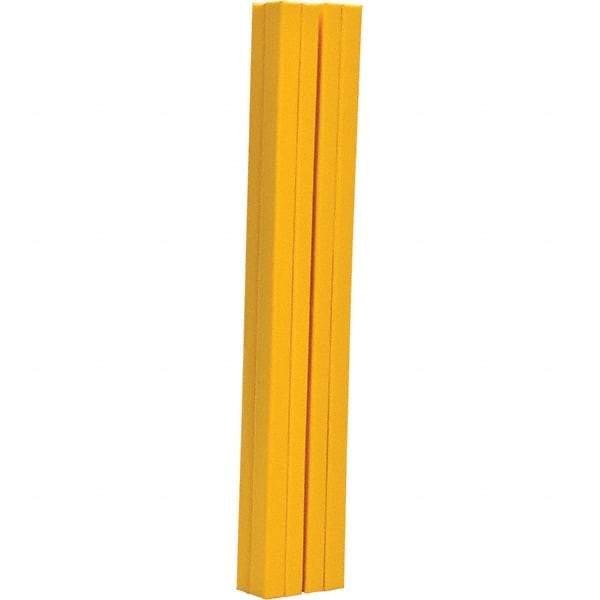 Vestil - 6" High, Column Protector - Fits 4" Columns, Yellow - Exact Industrial Supply