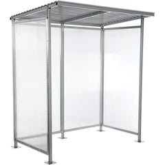 Vestil - Shelters Type: Smoking Shelter Width (Feet): 6 - Exact Industrial Supply