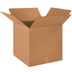 Made in USA - Pack of (20), 18" Wide x 18" Long x 18" High Corrugated Shipping Boxes - Exact Industrial Supply