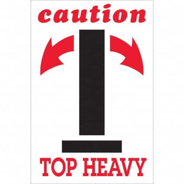 Tape Logic - Shipping Label, Header: CAUTION - Exact Industrial Supply
