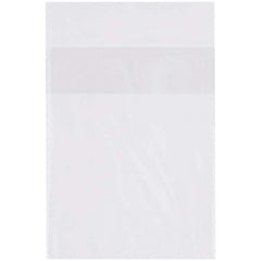 Value Collection - Pack of (1000), 8 x 10" 2 mil Flap Lock Poly Bags - Exact Industrial Supply