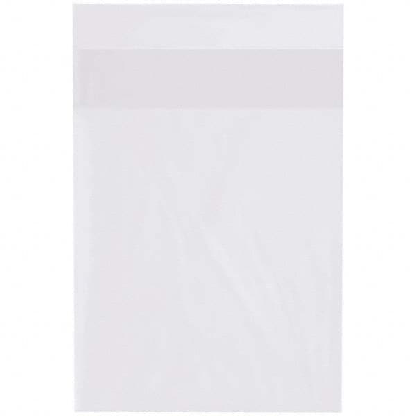 Value Collection - Pack of (1000), 12 x 14" 2 mil Flap Lock Poly Bags - Exact Industrial Supply