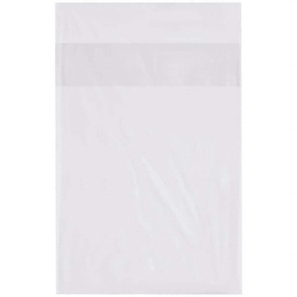 Value Collection - Pack of (1000), 9 x 12" 2 mil Flap Lock Poly Bags - Exact Industrial Supply