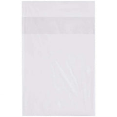 Value Collection - Pack of (1000), 9 x 12" 1 mil Flap Lock Poly Bags - Exact Industrial Supply