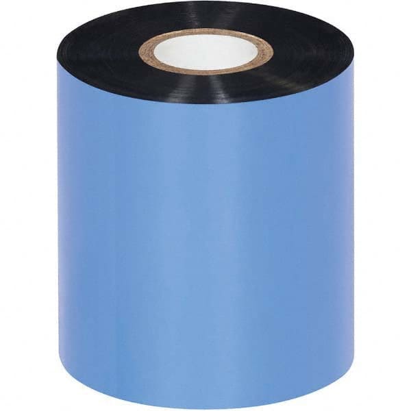 Value Collection - 3.14" x 1476' Black Wax/Resin Thermal Transfer Ribbon - Exact Industrial Supply