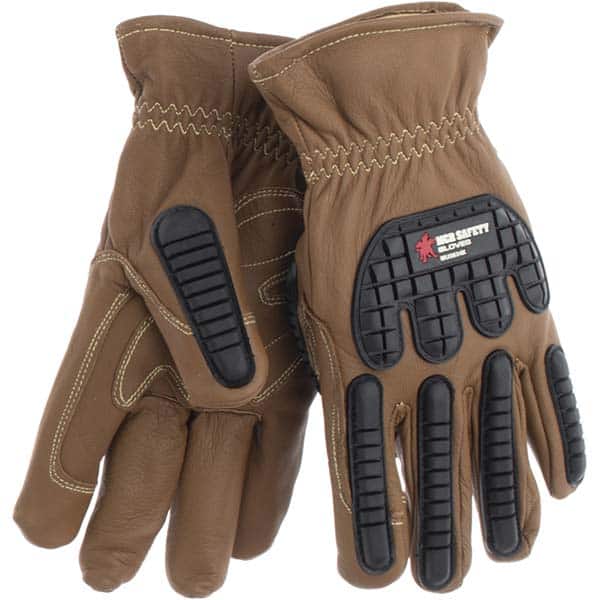 MCR Safety - Arc Flash & Flame Protection Gloves Protection Type: Arc Flash Material Type: Leather or Synthetic Leather - Exact Industrial Supply