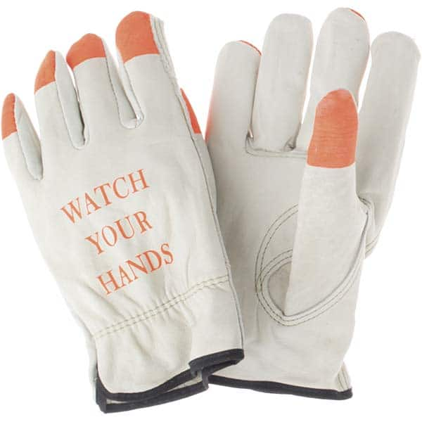 MCR Safety - Size 2XL Leather Abrasion Protection Work Gloves - Exact Industrial Supply