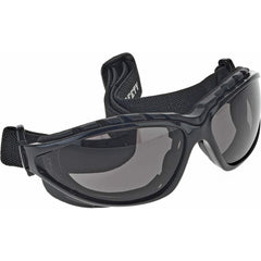 Safety Glass: Anti-Fog, Gray Lenses, Full-Framed Black Frame, Dual