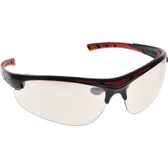 Safety Glass: Anti-Reflective, Clear Mirror Lenses, Full-Framed Black Frame, Dual