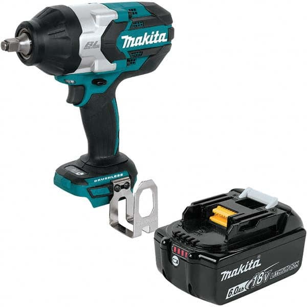 Makita - Cordless Impact Wrenches & Ratchets Voltage: 18.0 Drive Size (Inch): 1/2 - Exact Industrial Supply