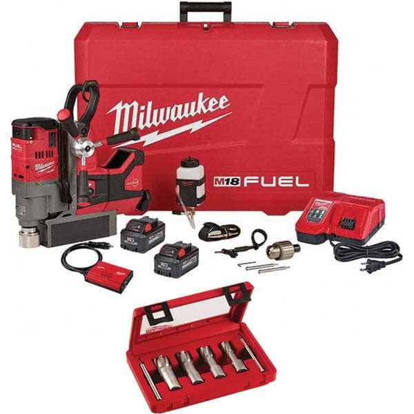 Milwaukee Tool - Portable Drill Presses Drill Type: Magnetic Chuck Size (Inch): 1-1/2 - Exact Industrial Supply