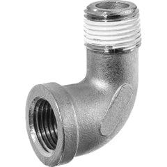USA Sealing - Stainless Steel Pipe Fittings; Type: Street Elbow ; Fitting Size: 3/8 x 3/8 ; End Connections: MBSPT x FBSPT w/Thread Sealant ; Material Grade: 304 ; Pressure Rating (psi): 150 - Exact Industrial Supply