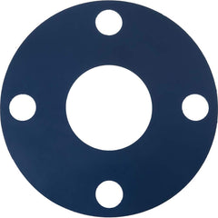 USA Sealing - Flange Gasketing; Nominal Pipe Size: 3 (Inch); Inside Diameter (Inch): 3-1/2 ; Thickness: 1/8 (Inch); Outside Diameter (Inch): 7-1/2 ; Material: Silicone Rubber ; Color: Red - Exact Industrial Supply