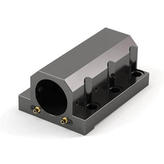 Global CNC Industries - Turret & VDI Tool Holders; Type: Okuma ID Block ; Clamping System: 80mm X 120mm ; Tool Axis: ID ; Through Coolant: No ; Additional Information: 4 Mounting Holes - Exact Industrial Supply