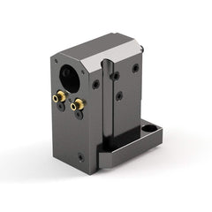 Global CNC Industries - Turret & VDI Tool Holders; Type: Doosan ID Block ; Clamping System: 64mm X 64mm ; Tool Axis: ID ; Through Coolant: No ; Additional Information: 4 Mounting Holes - Exact Industrial Supply