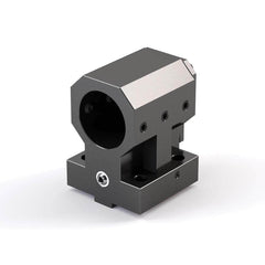 Global CNC Industries - Turret & VDI Tool Holders; Type: Nakamura ID Block ; Clamping System: 60mm X 50mm ; Tool Axis: ID ; Through Coolant: No ; Additional Information: 4 Mounting Holes - Exact Industrial Supply