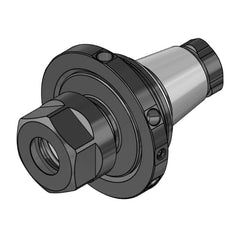 WTO - Modular Tool Holding System Adapters; Modular System Size: ER16 ; Taper Size: ER25QF ; Projection (mm): 30 ; Through Coolant: Yes - Exact Industrial Supply