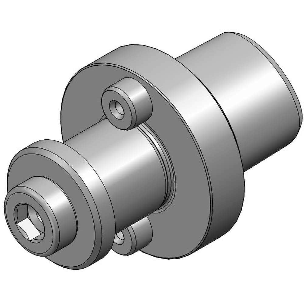 WTO - Modular Tool Holding System Adapters; Modular System Size: 1 ; Taper Size: C6 ; Projection (mm): 29 ; Through Coolant: Yes - Exact Industrial Supply