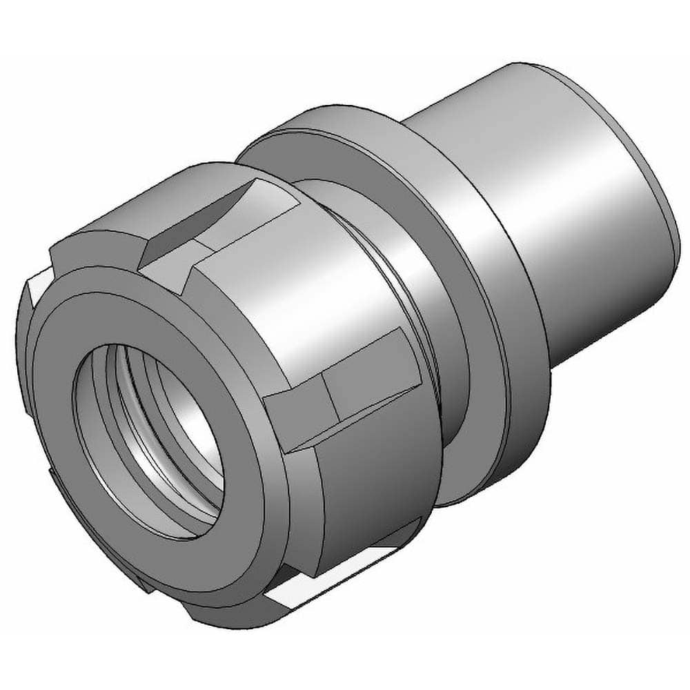 WTO - Modular Tool Holding System Adapters; Modular System Size: ER40 ; Taper Size: C5 ; Projection (mm): 58 ; Through Coolant: Yes - Exact Industrial Supply