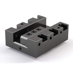 Global CNC Industries - Turret & VDI Tool Holders; Type: Mori OD Facing Block ; Clamping System: 115mm X 110mm ; Tool Axis: OD ; Through Coolant: No ; Outside Diameter (Decimal Inch): 1.2500 ; Additional Information: 4 Mounting Holes - Exact Industrial Supply