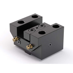 Global CNC Industries - Turret & VDI Tool Holders; Type: Okuma Howa OD Facing Block ; Clamping System: 80mm X 50mm ; Tool Axis: OD ; Through Coolant: No ; Outside Diameter (Decimal Inch): 1.0000 ; Additional Information: 4 Mounting Holes - Exact Industrial Supply