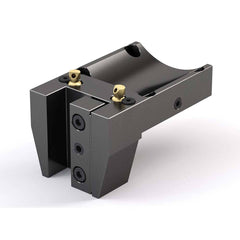 Global CNC Industries - Turret & VDI Tool Holders; Type: Hwacheon OD Turning Block ; Clamping System: 74mm X 70mm ; Tool Axis: OD ; Through Coolant: No ; Outside Diameter (Decimal Inch): 1.2500 ; Additional Information: 4 Mounting Holes - Exact Industrial Supply