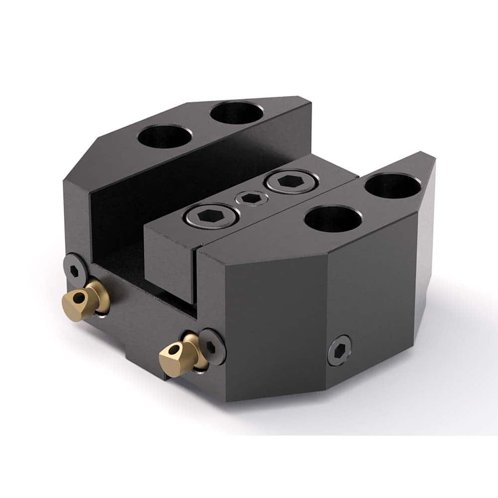 Global CNC Industries - Turret & VDI Tool Holders; Type: Okuma Howa OD Turning Block ; Clamping System: 80mm X 50mm ; Tool Axis: OD ; Through Coolant: No ; Outside Diameter (Decimal Inch): 1.0000 ; Additional Information: 4 Mounting Holes - Exact Industrial Supply