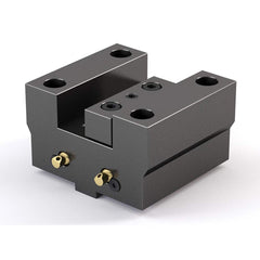 Global CNC Industries - Turret & VDI Tool Holders; Type: Okuma Howa OD Facing Block ; Clamping System: 100mm X 90mm ; Tool Axis: OD ; Through Coolant: No ; Outside Diameter (Decimal Inch): 1.2500 ; Additional Information: 4 Mounting Holes - Exact Industrial Supply