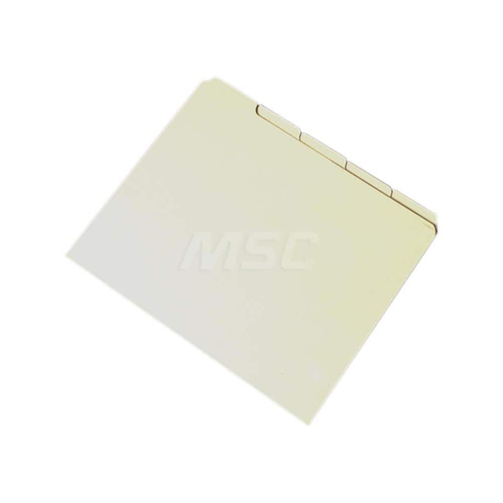 File Folders, Expansion Folders & Hanging Files; Folder/File Type: File Folders with Top Tab; Color: Light Green; Index Tabs: Yes; Tab Cut Location: Assorted; File Size: Letter; Size: 8-1/2 x 11