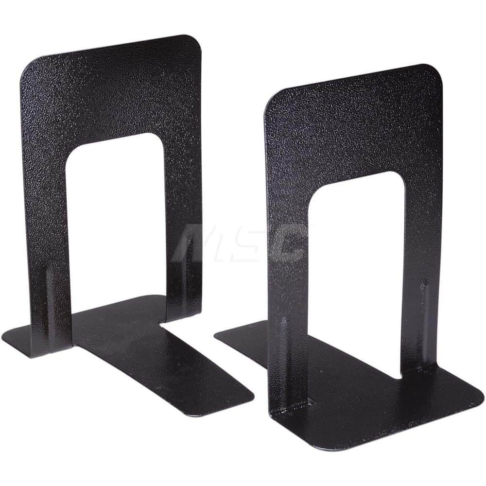 Book Ends & Book Supports; Clip Board Type: Bookends; Size: 9X5-7/8X8; Color: Black; Size: 9X5-7/8X8