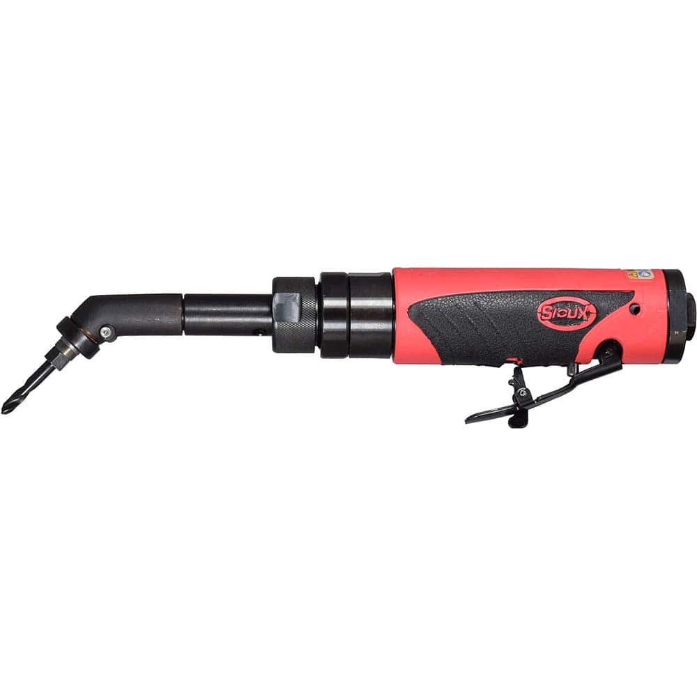 Sioux Tools - Air Drills; Chuck Size: 1/4-28 ; Chuck Type: Threaded ; Handle Type: Rubber Grip ; Horsepower: 0.4000 ; Reversible: No ; Speed (RPM): 3500.00 - Exact Industrial Supply