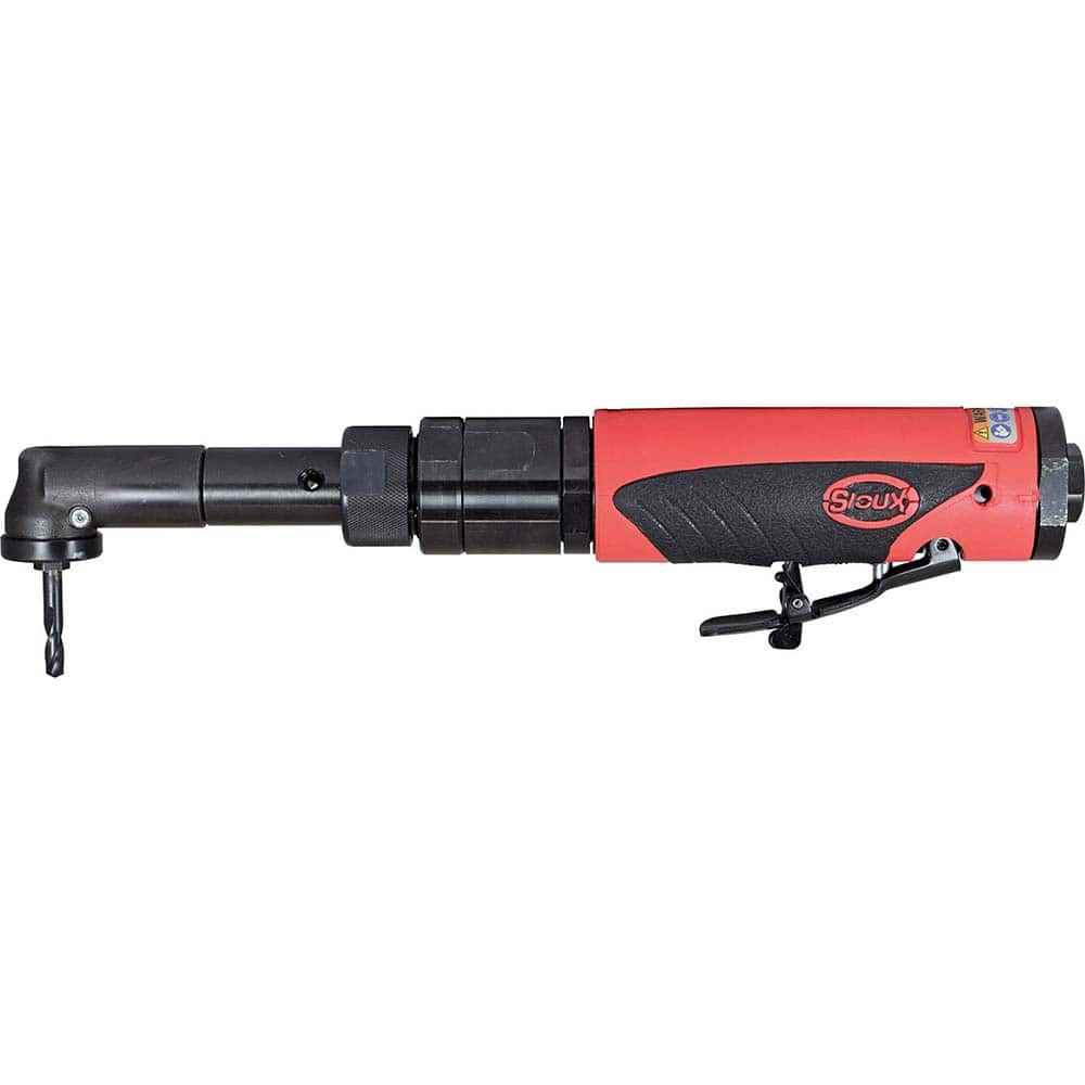 Sioux Tools - Air Drills; Chuck Size: 1/4-28 ; Chuck Type: Threaded ; Handle Type: Rubber Grip ; Horsepower: 0.4000 ; Reversible: No ; Speed (RPM): 1300.00 - Exact Industrial Supply