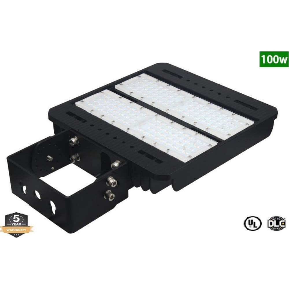 Metro LED - Floodlight Fixtures; Mounting Type: Universal ; Housing Color: Dark Bronze ; Housing Material: Aluminum Alloy/Stainless Steel ; Lamp Type: Integrated LED ; Wattage: 100 - Exact Industrial Supply