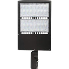 Metro LED - Parking Lot & Roadway Lights; Fixture Type: Roadway Light ; Lamp Type: LED ; Lens Material: Polycarbonate ; Lamp Base Type: Integrated LED ; Mounting Type: Slipfitter ; Voltage: 277/480 V - Exact Industrial Supply