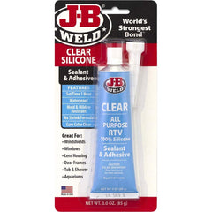 J-B Weld - Automotive Sealants & Gasketing; Type: Gasket Sealant ; Container Size: 3 oz ; Minimum Temperature (F): 50.000 ; Maximum Temperature (F): 95.000 ; Color: Clear ; Container Type: Tube - Exact Industrial Supply