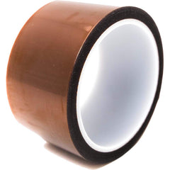 Bertech - Film Tape; Material Type: Polyimide ; Thickness (mil): 2.0000 ; Color: Amber ; Adhesive Material: Silicone ; Width (Inch): 2-1/2 ; Length (Feet): 108.000 - Exact Industrial Supply