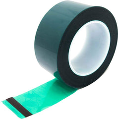 Bertech - Masking & Painters Tape; Tape Type: High Temperature Masking Tape ; Material Type: Polyester Film ; Width (Inch): 5 ; Length (Feet): 216.000 ; Length (yd): 72.00 ; Color: Green - Exact Industrial Supply