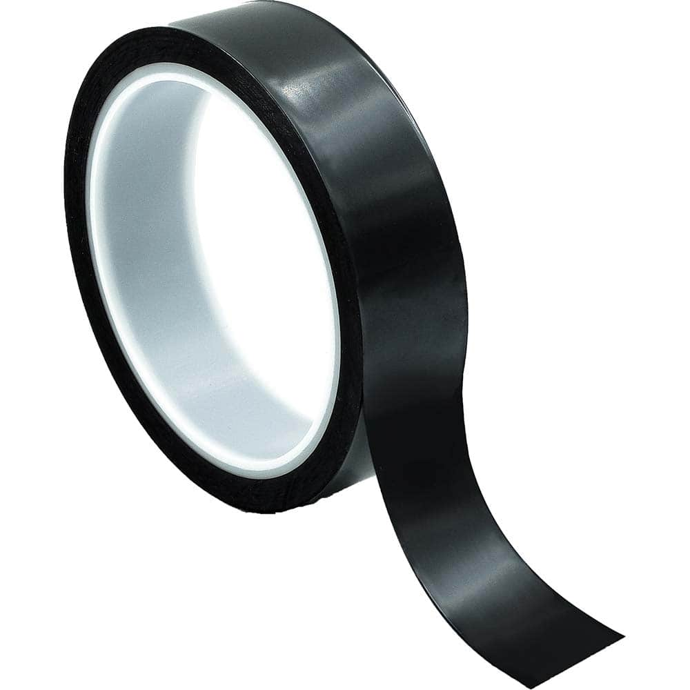 Bertech - Film Tape; Material Type: Polyimide ; Thickness (mil): 2.5000 ; Color: Black ; Adhesive Material: Silicone ; Width (Inch): 2-1/2 ; Length (Feet): 108.000 - Exact Industrial Supply