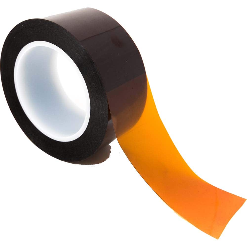 Bertech - Film Tape; Material Type: Polyimide ; Thickness (mil): 6.5000 ; Color: Amber ; Adhesive Material: Silicone ; Width (Inch): 0.59 ; Width (mm): 15.00 - Exact Industrial Supply