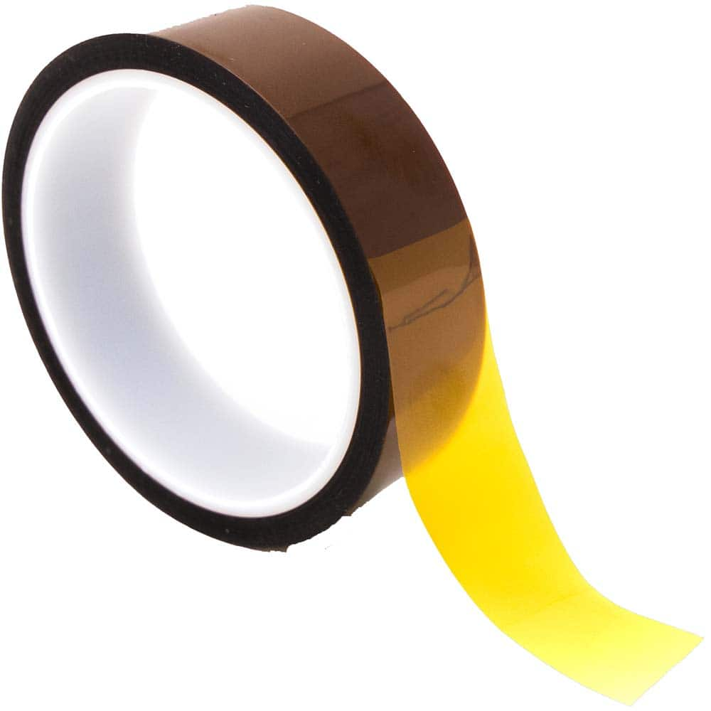 Bertech - Film Tape; Material Type: Polyimide ; Thickness (mil): 3.5000 ; Color: Amber ; Adhesive Material: Silicone ; Width (Inch): 1-3/8 ; Length (Feet): 108.000 - Exact Industrial Supply